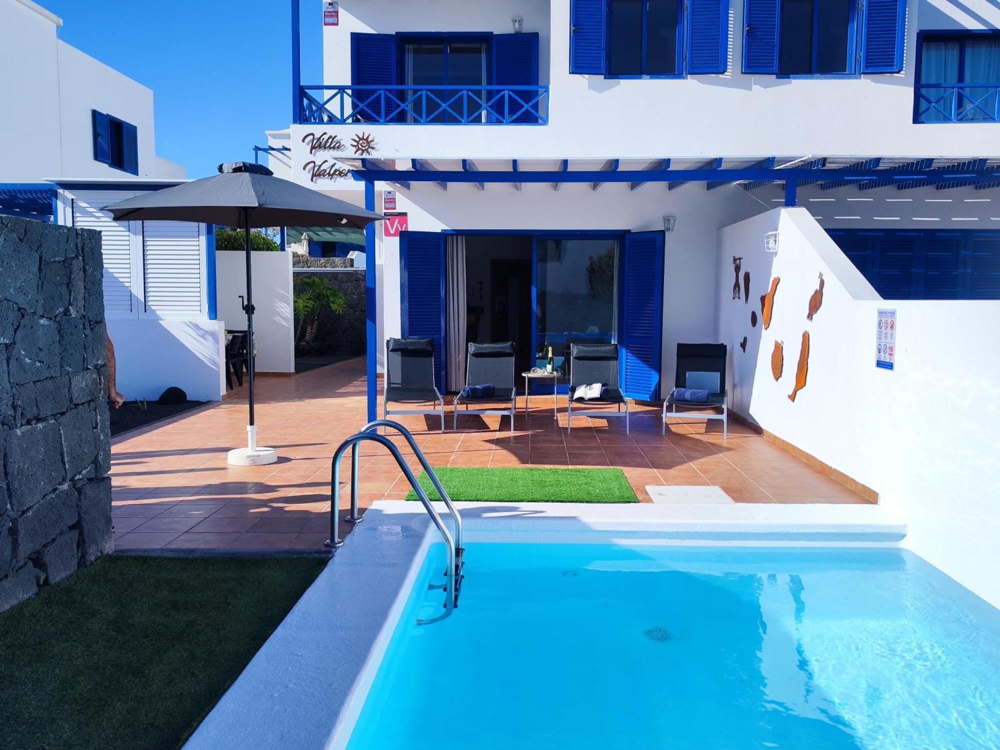 Villa Valperal, Piscina Climatizada Aire Acondicionado Posicion Estrategica!! Playa Blanca  Luaran gambar